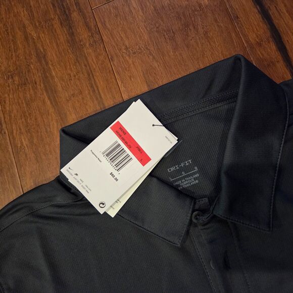 Nike Dri-Fit Philadelphia Eagles Franchise Golf Polo Shirt Gray Mens Size Large - Picture 4 of 4